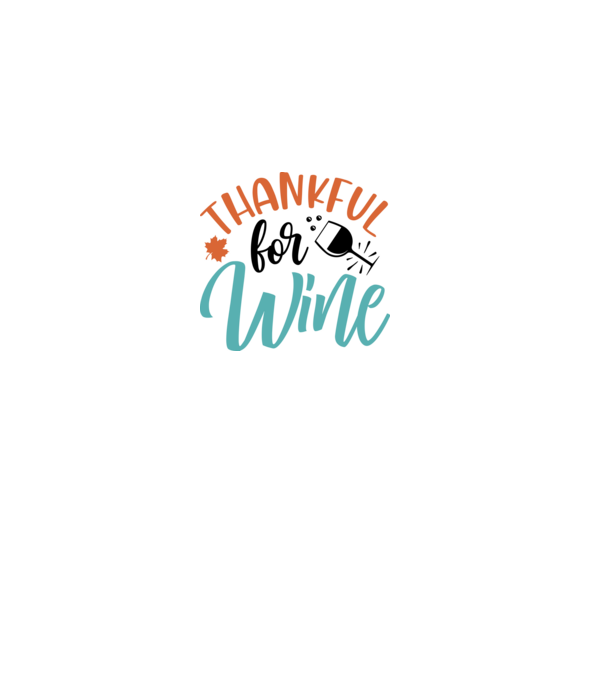 Thankful for wine minta fehér pólón