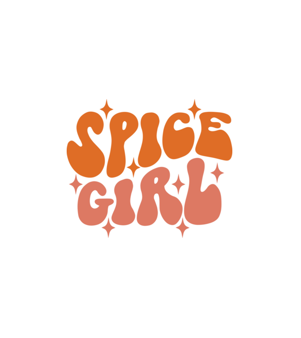 Spice Girl minta fehér pólón