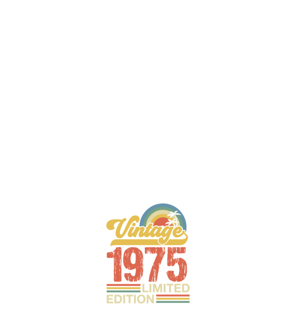 Vintage Years Limited Edition 1975 minta sötétkék pólón