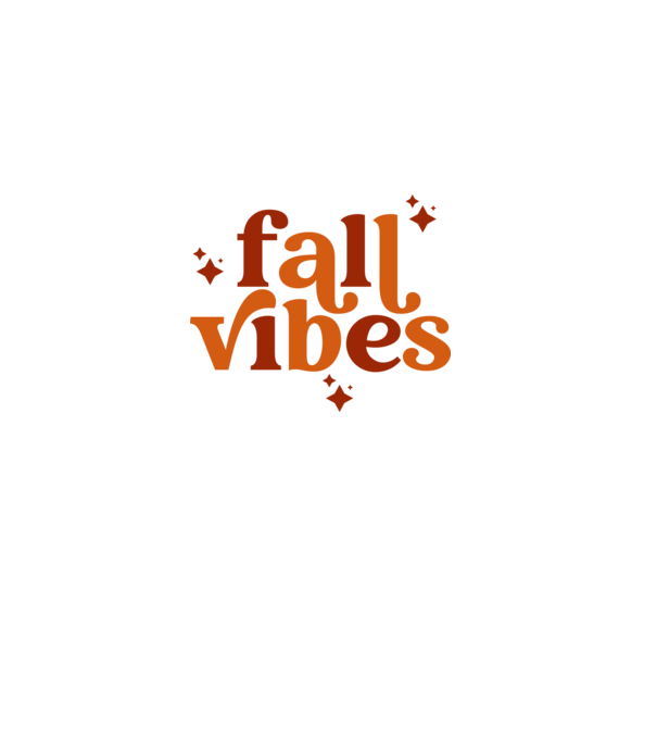 Fall vibes minta fehér pólón