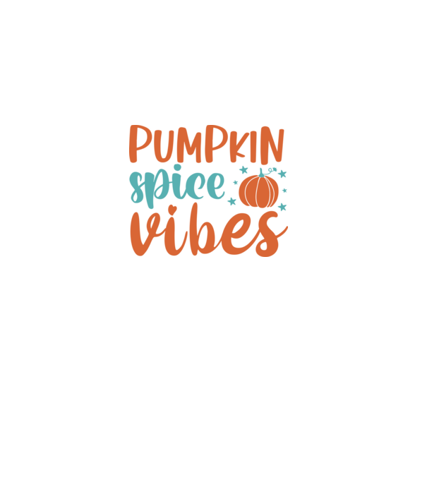Pumpkin spice vibes minta fekete pólón