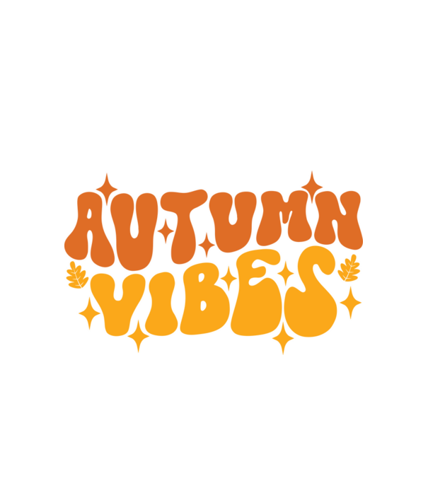 Autumn Vibes minta fehér pólón
