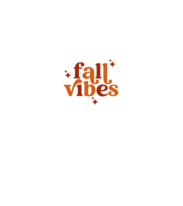 Fall vibes minta királykék pólón