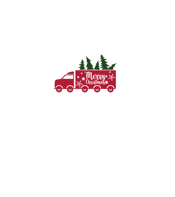 Christmas truck minta szürke pólón