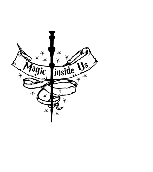 Magic inside minta fehér pólón