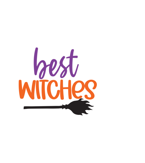 Best Witches minta fehér pólón