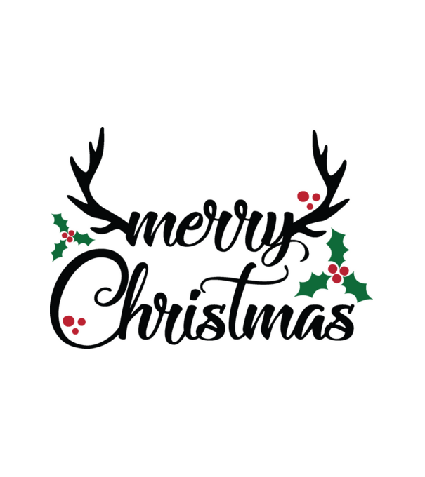 Merry deermas minta fehér pólón