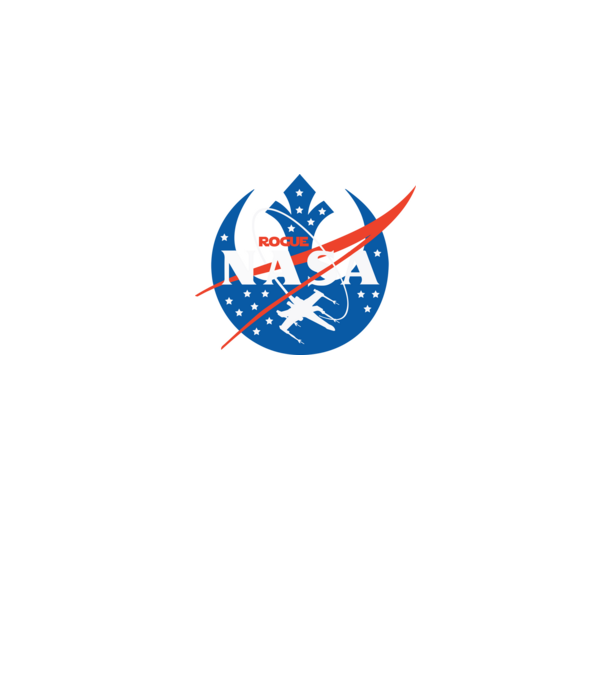 Rogue NASA minta sötétkék pólón