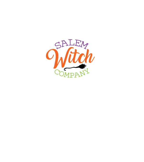 Salem Witch Company minta fehér pólón