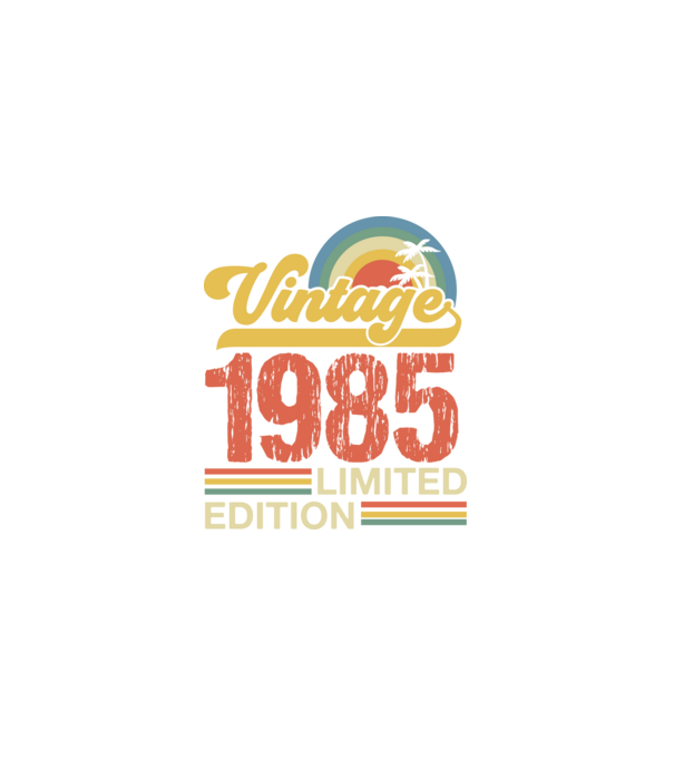 Vintage Years Limited Edition 1985 minta szürke pólón