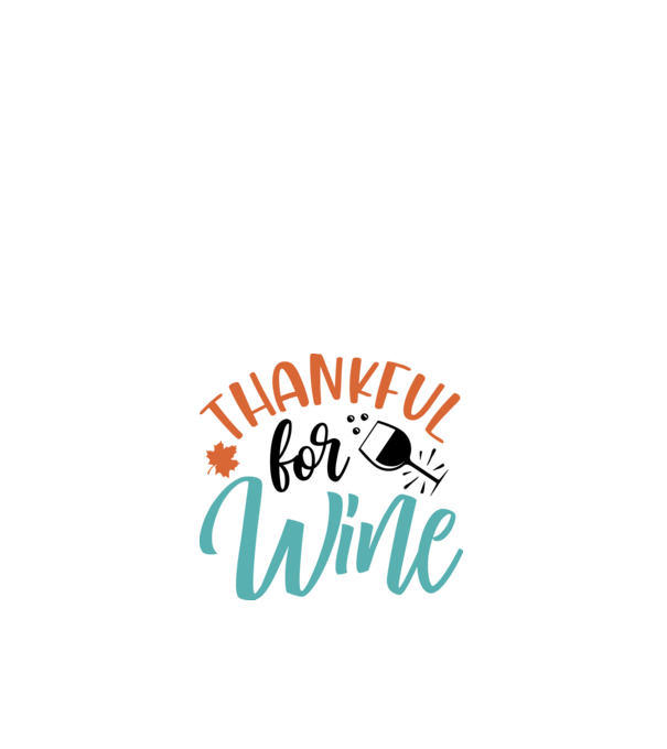 Thankful for wine minta fehér pólón
