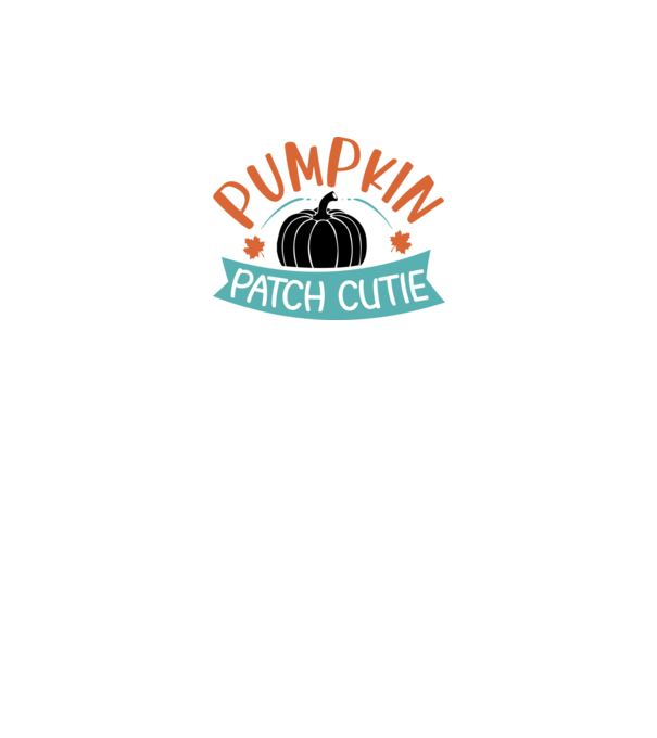 Pumpkin patch cutie minta fehér pólón