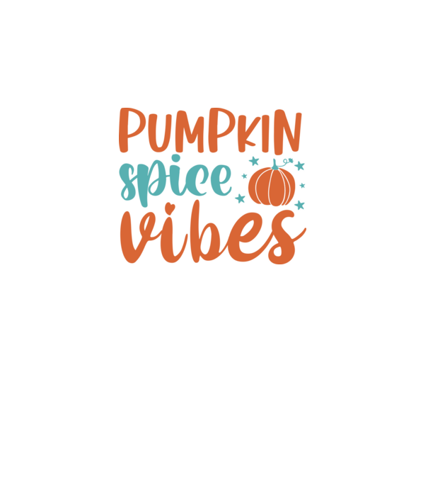 Pumpkin spice vibes minta fekete pólón