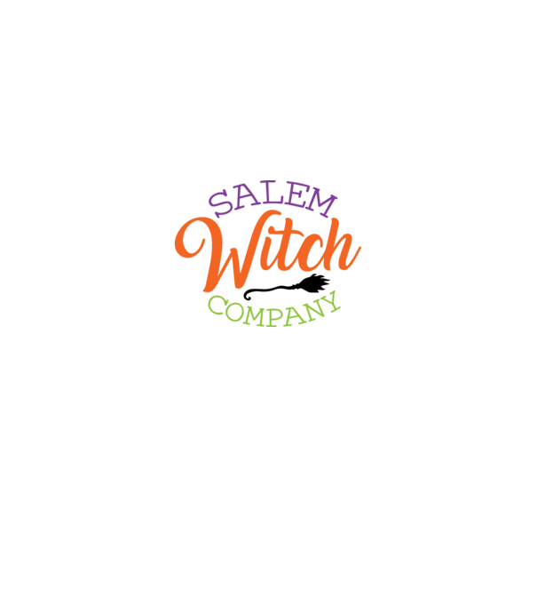 Salem Witch Company minta királykék pólón