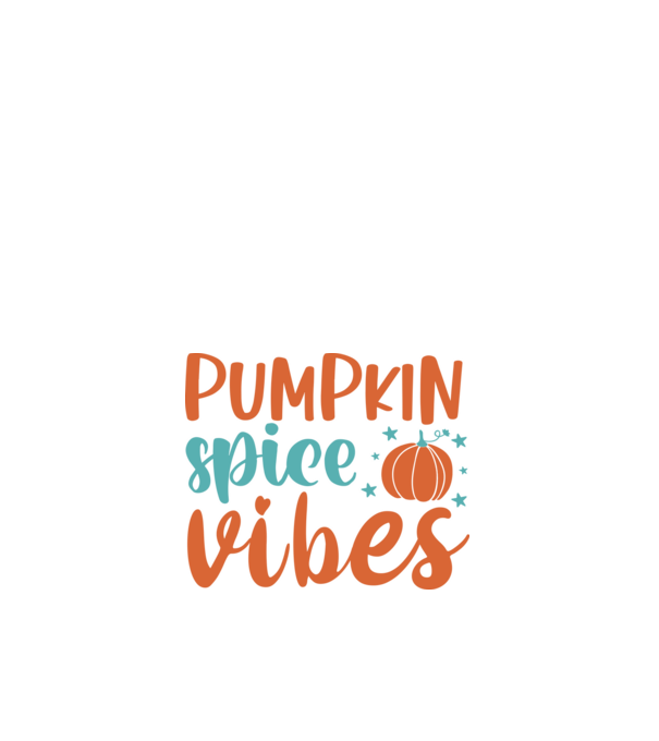 Pumpkin spice vibes minta fehér pólón