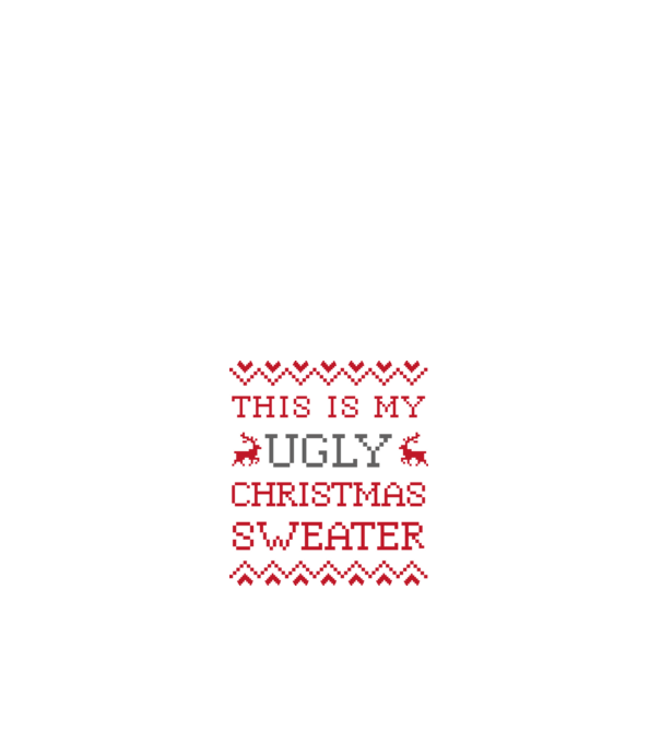 This Is My Ugly minta fehér pólón