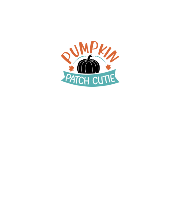Pumpkin patch cutie minta fehér pólón