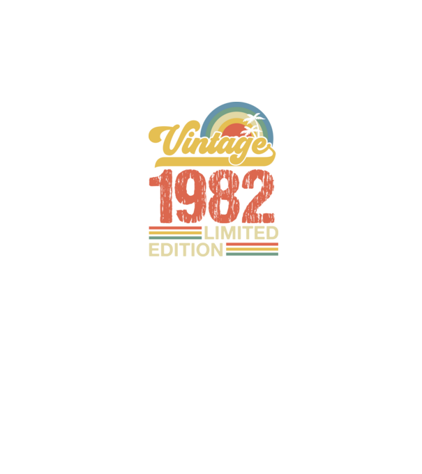 Vintage Years Limited Edition 1982 minta fekete pólón