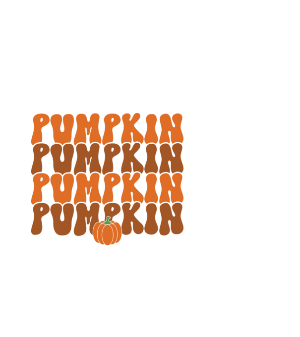 Pumpkin minta fekete pólón