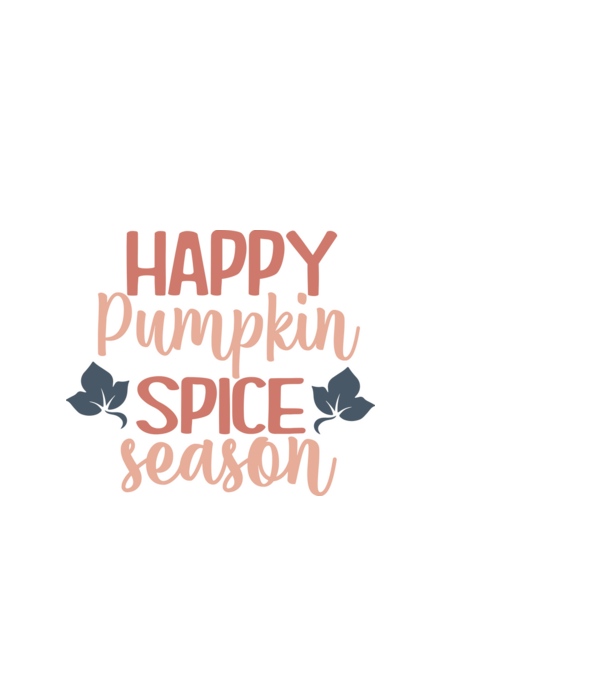 Happy pumpkin spice season minta fekete pólón