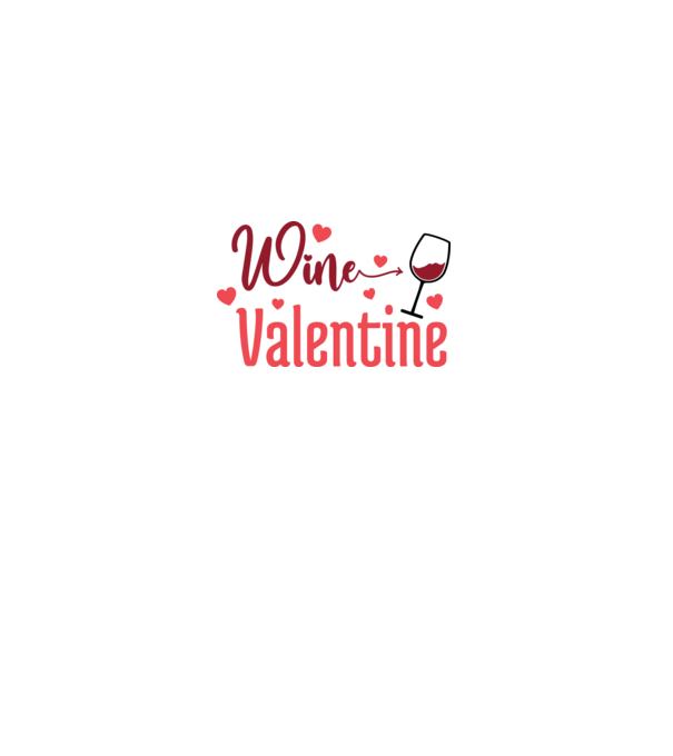 wine is my valentine minta szürke pólón
