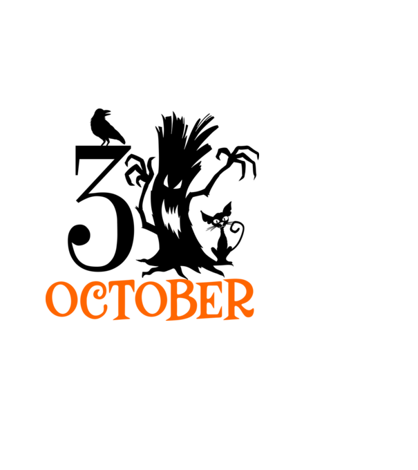31ST OCTOBER CROW minta világoskék pólón
