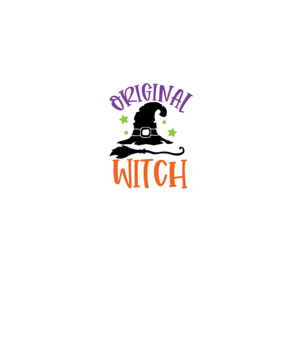 Original Witch minta királykék pólón