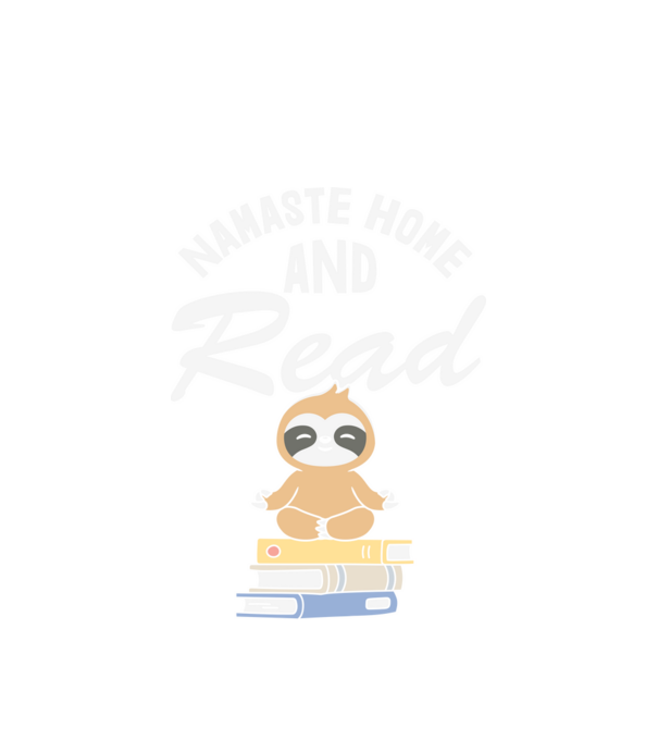Namaste home and read minta fehér pólón