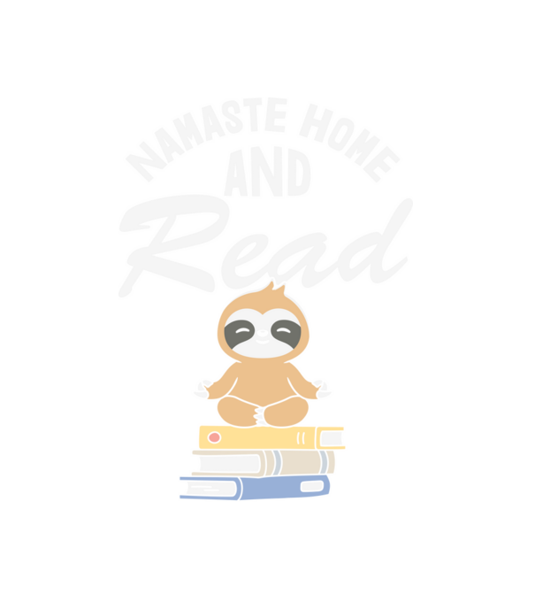 Namaste home and read minta fehér pólón