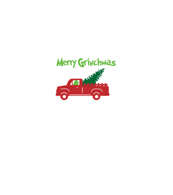 merry grinchmas car minta fehér pólón