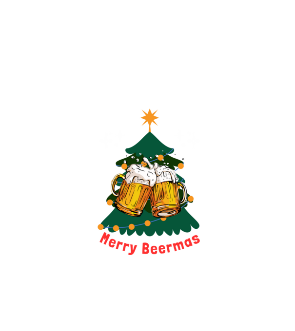 Merry Beermas minta fekete pólón