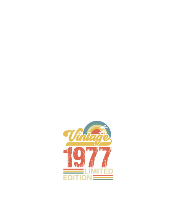 Vintage Years Limited Edition 1977 minta sötétkék pólón