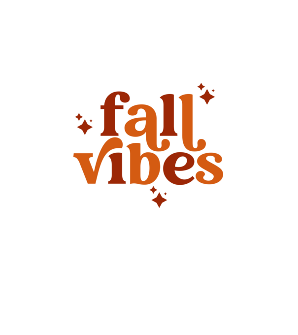 Fall vibes minta fehér pólón