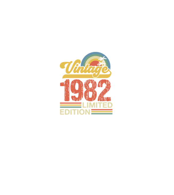 Vintage Years Limited Edition 1982 minta fekete pólón