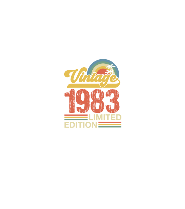 Vintage Years Limited Edition 1983 minta fekete pólón