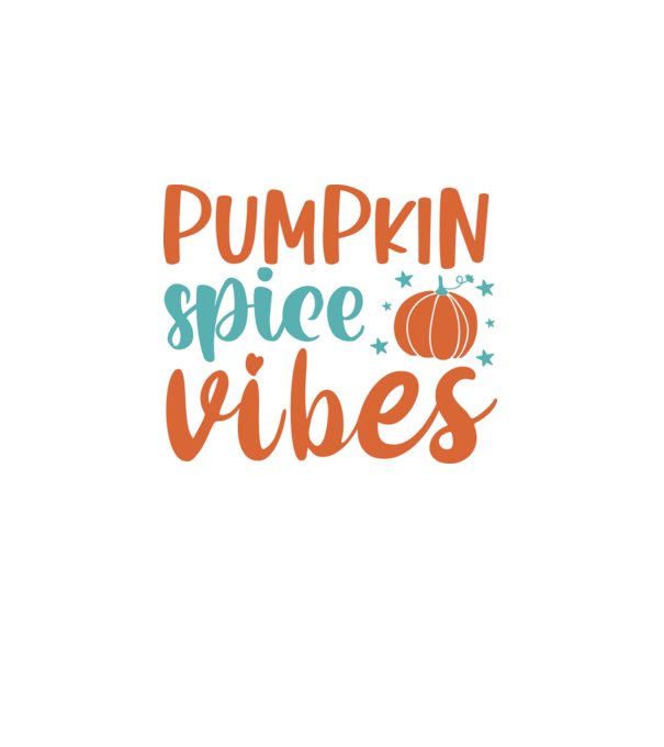 Pumpkin spice vibes minta fekete pólón