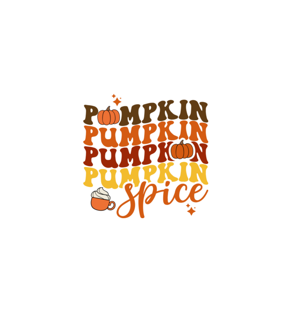 Pumpkin spice minta fehér pólón