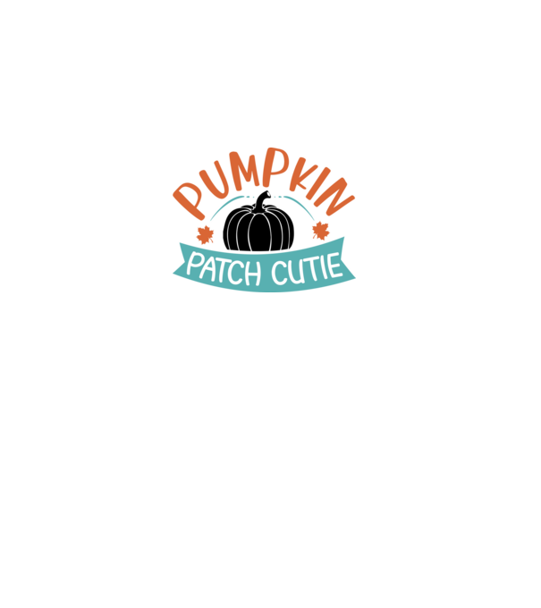 Pumpkin patch cutie minta fehér pólón