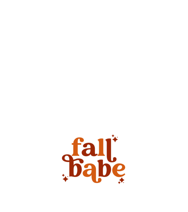 Fall babe minta fehér pólón