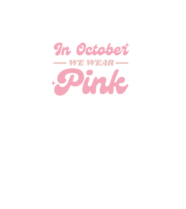 We Wear Pink minta fehér pólón