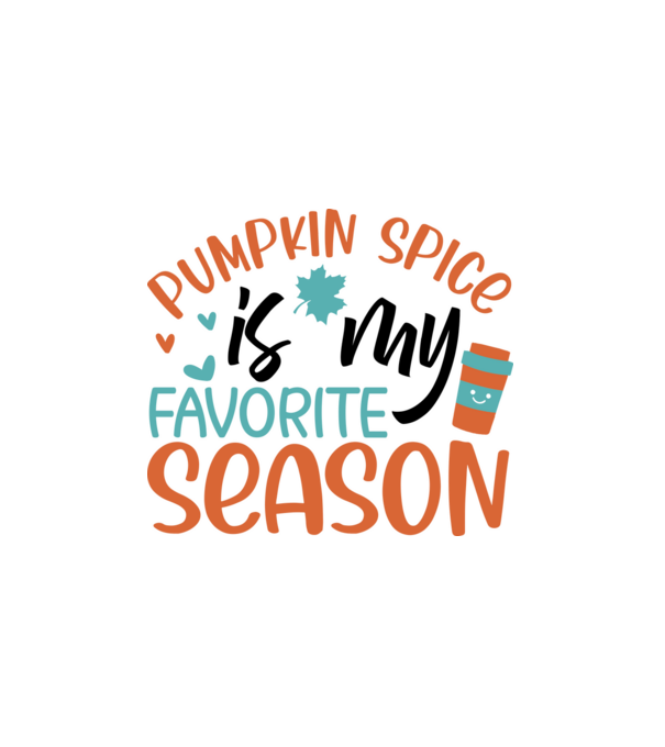 Pumpkin spice is my favorite season minta fehér pólón