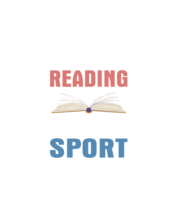 Reading is my favorite sport minta almazöld pólón