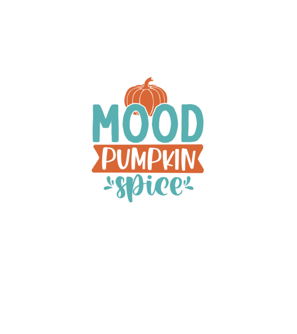Mood pumpkin spice minta fekete pólón