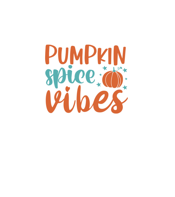 Pumpkin spice vibes minta fekete pólón