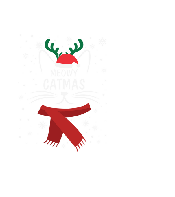 Meowy catmas minta fekete pólón