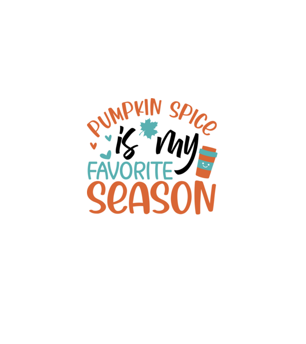 Pumpkin spice is my favorite season minta szürke pólón