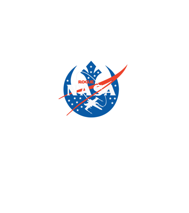 Rogue NASA minta fekete pólón
