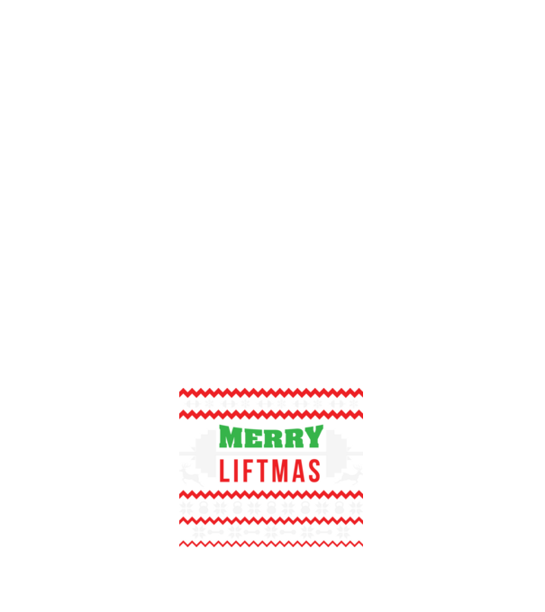 Merry Liftmas minta sötétkék pólón