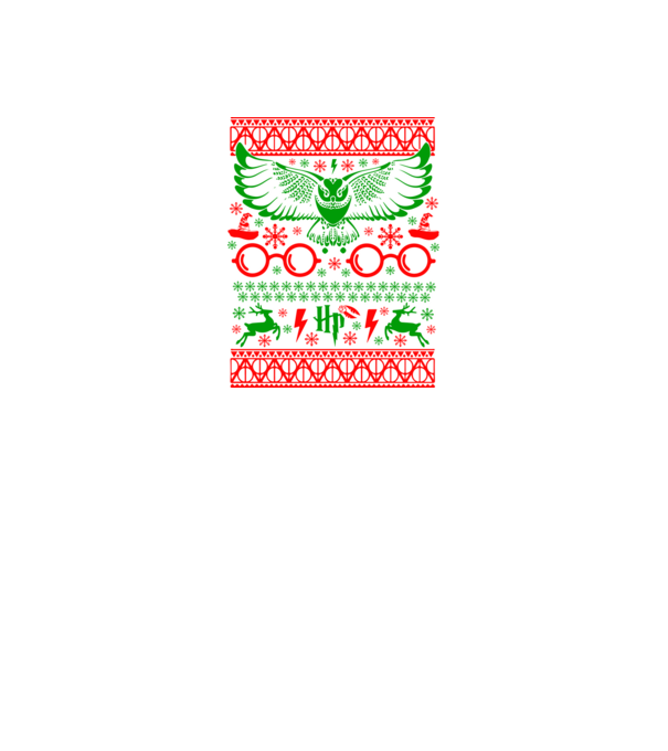 HP ugly sweater minta fehér pólón