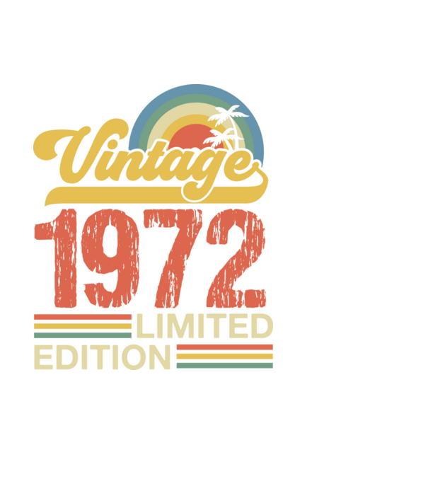 Vintage Years Limited Edition 1972 minta fekete pólón